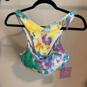 Tie dye two piece bikini by Maverick the Collection